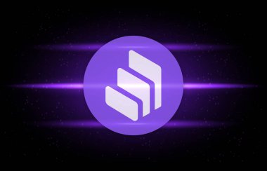 Dijital arkaplanda bileşik şifreli para birimi görüntüleri. 3d illüstrasyon.