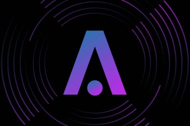 aion sanal para birimi görünümleri. 3d illüstrasyon