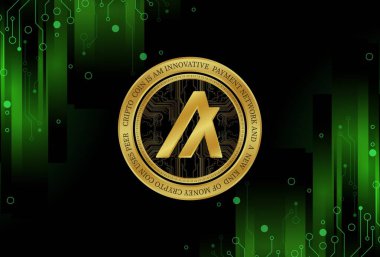 Algorand-algo sanal para birimi resimleri. 3d illüstrasyon.