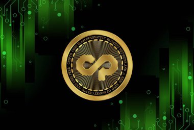 Sayısal arkaplanda karşıt parti-xcp sanal para birimi resimleri. 3d illüstrasyon.