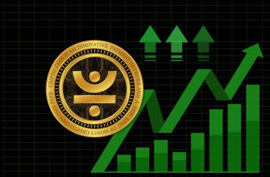just-jst cryptocurrency image. 3D drawing.