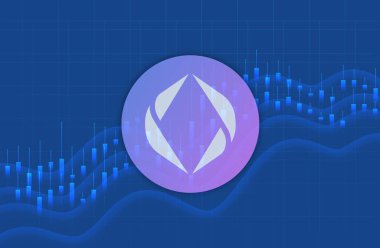 ethereum name-ens sanal para birimi resimleri. 3d illüstrasyon