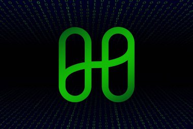 Harmony-1 sanal para birimi logosu. 3d illüstrasyon.