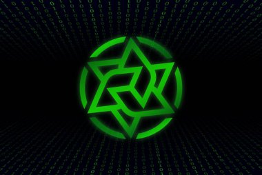 Iris sanal para birimi görüntüleri. 3d illüstrasyon.