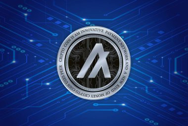 Algorand-algo sanal para birimi resimleri. 3d illüstrasyon.