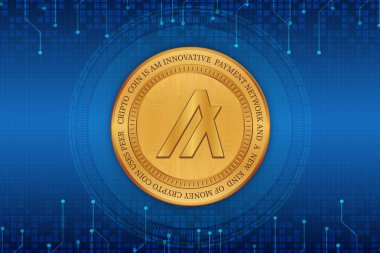 Algorand-algo sanal para birimi resimleri. 3d illüstrasyon.