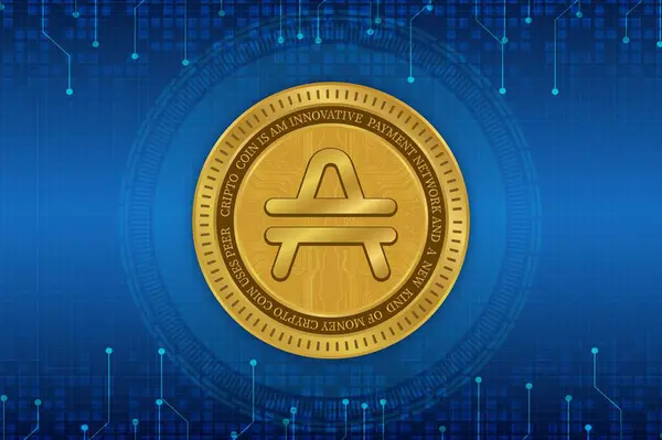 Amp Virtual Currency Image Illustrations — Stock Photo, Image