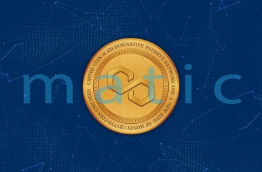 Dijital arkaplanda çokgen-matik kripto para birimi resimleri. 3d illüstrasyon.