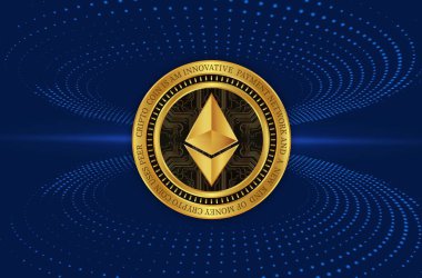 ethereum-eth sanal para birimi resimleri. 3d illüstrasyon.
