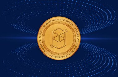 dijital arkaplanda fantom-ftm sanal para birimi resmi. 3d illüstrasyon.