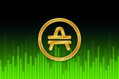 Sanal para birimi görüntüsü. 3d illüstrasyon.