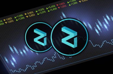 zilliqa-zil virtual currency images. 3d illustrations.