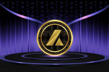 Dijital arkaplandaki kaldıraç logosunun görüntüleri. 3d illüstrasyon.