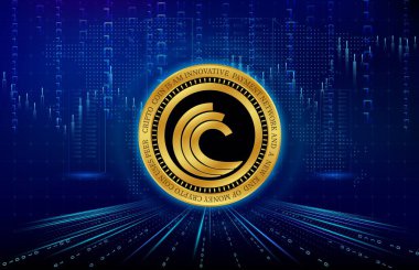 bittorrent-bttc sanal para birimi resmi dijital arkaplanda. 3d illüstrasyon.