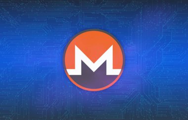 Monero-xx Bay Sanal para birimi görüntüleri. 3d illüstrasyon.