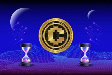 Image of convex finance-cvx virtual currency. 3d illustration