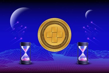 Clover-clv sanal para birimi görüntüleri. 3d illüstrasyon