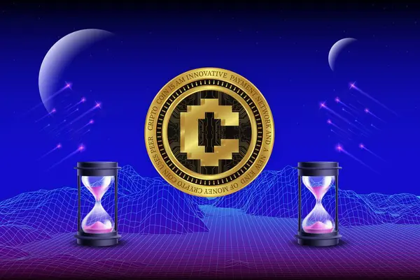 Image of convex finance-cvx virtual currency. 3d illustration