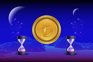 Para birimlerinin logoları. Türk lira logosu. 3d illüstrasyon.