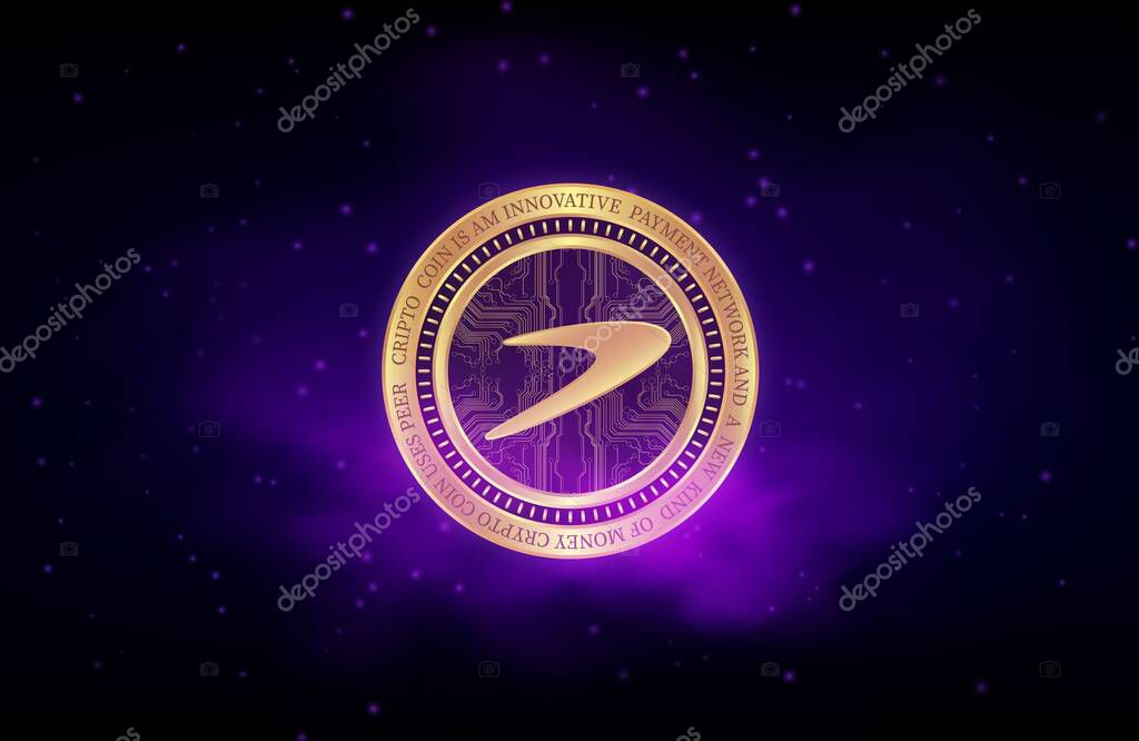 Tellor-trb virtual currency images. 3d illustration