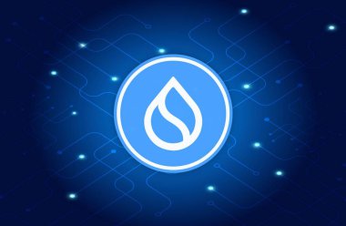 Dijital arkaplanda sui şifreleme resimleri. 3d illüstrasyon.