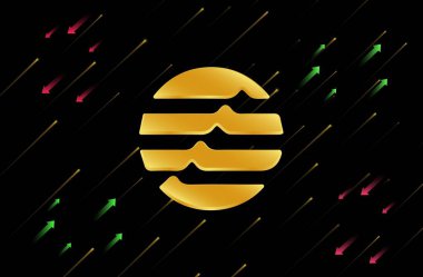 aptos-apt virtual currency images. 3d illustration