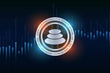 Dijital arkaplanda dengeleyici-bal sanal para birimi görüntüsü. 3d illüstrasyon.