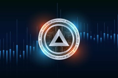 Temel dikkat-yarasa ikonu sanal para birimi görüntüsüdür. 3d çizimler