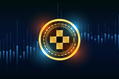 Clover-clv sanal para birimi görüntüleri. 3d illüstrasyon