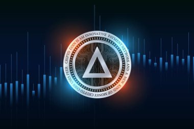 tuz sanal para birimi görüntüleri. 3d illüstrasyon