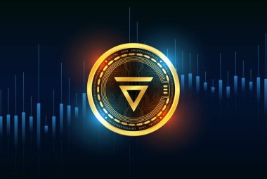 Velas sanal para birimi görüntüleri. 3d illüstrasyon.