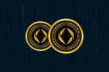 ethereum name-ens sanal para birimi resimleri. 3d illüstrasyon