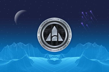 Simya, dijital arka planda sanal para görüntüleri. 3d illüstrasyon.