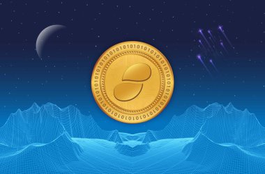 Dijital arkaplanda durum-durum sanal para birimi resimleri. 3d illüstrasyon.