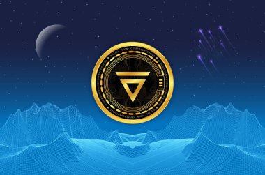 Velas sanal para birimi görüntüleri. 3d illüstrasyon.