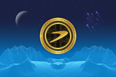 tellor-trb virtual currency images. 3d illustration