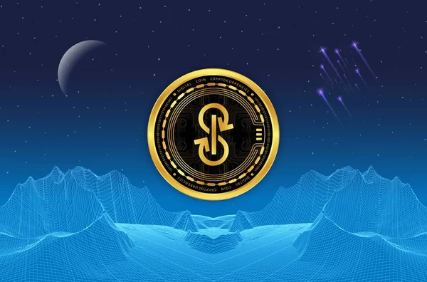 Lonn-yfi sanal para birimi görüntüleri. 3d illüstrasyon