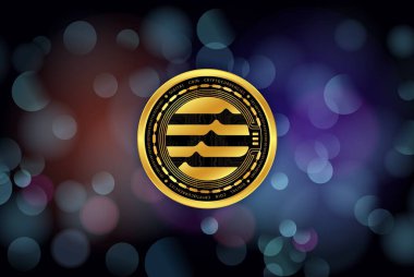 aptos-apt virtual currency images. 3d illustration
