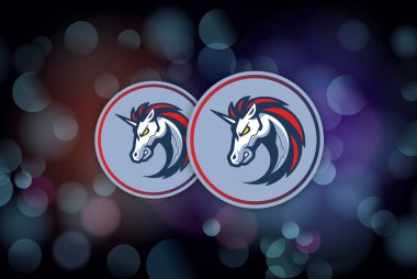 1 inç ağ sanal para birimi görüntüsü. 3d illüstrasyon.