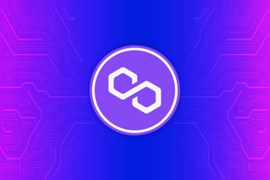 Dijital arkaplanda çokgen-matik kripto para birimi resimleri. 3d illüstrasyon.