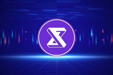 idex virtual currency image. 3d illustrations