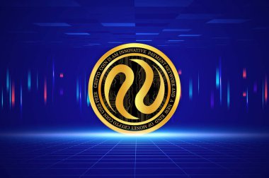  Enjektif protokol-inj sanal para birimi resimleri. 3B illüstrasyon.