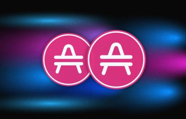 Sanal para birimi görüntüsü. 3d illüstrasyon.