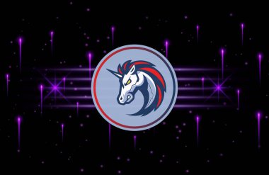 1 inç ağ sanal para birimi görüntüsü. 3d illüstrasyon.