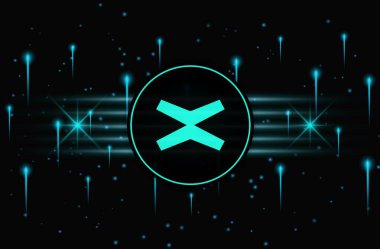 Dijital arkaplandaki çoklayıcılar x-egld şifreli para birimi resimleri. 3d illüstrasyon.