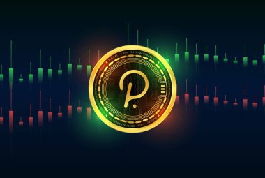 Dijital arkaplanda polkadot-nokta şifreleme resimleri. 3d illüstrasyon.