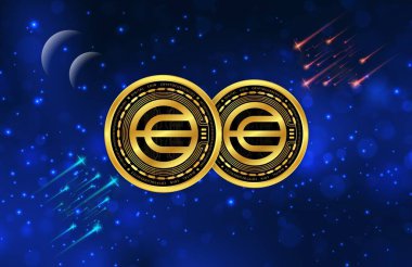 World coin-org şifreleme para birimi resimleri. 3 boyutlu illüstrasyon. dijital paralar.