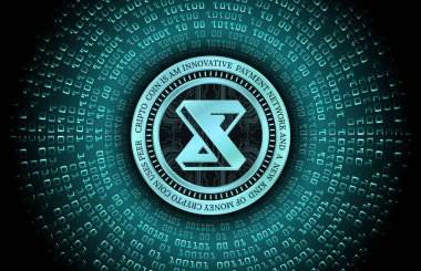 idex virtual currency image. 3d illustrations