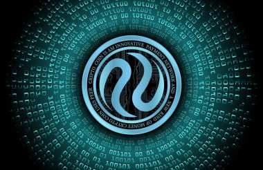  Enjektif protokol-inj sanal para birimi resimleri. 3B illüstrasyon.