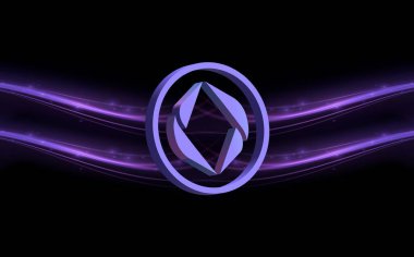 ethereum name-ens sanal para birimi resimleri. 3d illüstrasyon